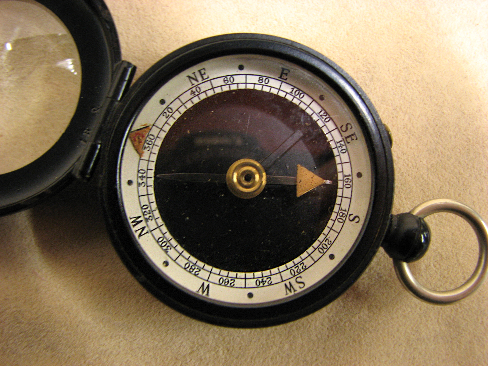 Rare Negretti & Zambra 'Prospecting Compass' with Barker patent no 12777